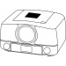 Enregistreur radio-cd diner, radio publicitaire