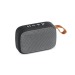 GANTE. Haut-parleur portable avec microphone, radio publicitaire