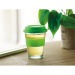 Mug en verre 350ml couvercle silicone, mug et gobelet à couvercle publicitaire