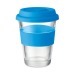Miniature du produit Mug en verre personnalisé 350 ml Couvercle silicone 1