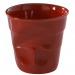 Gobelet froissé cappuccino couleur cadeau d’entreprise