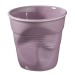 Gobelet froissé espresso couleur REVOL, Gobelet froissé Revol publicitaire