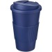 Gobelet isolant Americano® 350ml avec bandeau antidérapant et couvercle anti-fuite, Mug de voyage isolant publicitaire