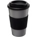 Gobelet isolant Americano® 350ml avec bandeau antidérapant, Mug de voyage isolant publicitaire
