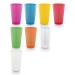 Gobelet plastique réutilisable 60cl ras bord, porte-gobelet avec cordon tour de cou publicitaire