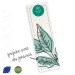 Grand marque pages en papier de graines - 225g cadeau d’entreprise