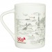 Grand mug 47cl en porcelaine, Mug en porcelaine publicitaire
