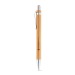 Kit stylo bille et porte-mine en bambou, Parure avec porte-mines publicitaire