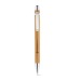Kit stylo bille et porte-mine en bambou, Parure avec porte-mines publicitaire