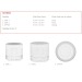 ROUND WHITE - Haut-parleur Rond avec LED, Enceinte lumineuse publicitaire