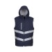 Bodywarmer matelassé haute visibilité, Bodywarmer ou veste sans manches publicitaire