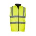 Bodywarmer réversible haute visibilité cadeau d’entreprise