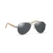Lunettes de soleil en bambou, lunette de soleil publicitaire