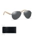 Lunettes de soleil en bambou cadeau d’entreprise