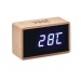 Miniature du produit Horloge à LED en bambou 4