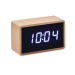 Miniature du produit Horloge à LED en bambou 5