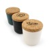 Kit de plantation pot bambou couvercle liège, Kit de plantation publicitaire