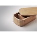  Lunch box en bambou 1L, boîte repas publicitaire