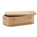  Lunch box en bambou 1L, boîte repas publicitaire