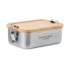  Lunch box en acier inox. 750ml, Lunch box et boîte déjeuner publicitaire