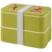 Lunch box MIYO à deux blocs, Lunch box et boîte déjeuner publicitaire