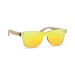 Lunettes de soleil en bambou et verre miroir cadeau d’entreprise