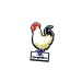 Magnet PVC souple injecté 2D 70x50mm cadeau d’entreprise