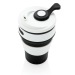 Mug en silicone pliable 350 ml, mug et gobelet à couvercle publicitaire