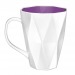 Mug bizeauté en porcelaine 30cl, Mug en porcelaine publicitaire