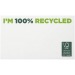 Mémos autocollants recyclés 127x75mm Sticky-Mate®, gadget écologique recyclé ou bio publicitaire