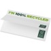 Notes autocollantes recyclées 127 x 75 mm Sticky-Mate® cadeau d’entreprise