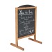Panneau Ardoise Vertical Magnet H.78xL.60 cm Pieds Bois cadeau d’entreprise