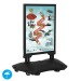 Panneau Cadro-clic 4 ressorts A1 + base lestable noir cadeau d’entreprise