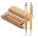 Kit stylo bille et porte-mine en bambou cadeau d’entreprise