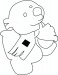 Peluche ours polaire Lars, peluche publicitaire
