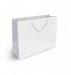 Petit sac en papier luxe 18x23x8cm, sac laminé brillant publicitaire