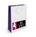 Petit sac en papier luxe 18x23x8cm, sac laminé brillant publicitaire