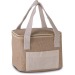 Petit sac isotherme en toile de jute cadeau d’entreprise