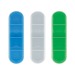 Miniature du produit Pilulier personnalisé 4 cases avec couvercle coulissant 4