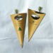 Plant d'arbre en cornet kraft cadeau d’entreprise