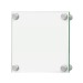 Plaque Signalétique Cristal-Sign 200 x 200 mm cadeau d’entreprise