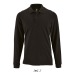 Polo manches longues ajusté 180g PERFECT, textile Sol's publicitaire