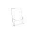 Porte brochure comptoir cristal eco 1 case A.5  (L.15.5 cm) cadeau d’entreprise