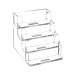 Porte-carte visite comptoir 4 x cases largeur cadeau d’entreprise