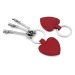 Porte-clés en forme de coeur en PU cadeau d’entreprise