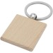 Porte-clés carré en bois de hêtre cadeau d’entreprise