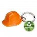 Porte-clés casque recyclé, Porte-clés recyclé publicitaire