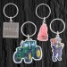 Porte-clés métal quadri premium 50mm cadeau d’entreprise