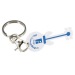 Porte-clés mousqueton avec jeton personnalisable cadeau d’entreprise