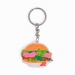 Porte-clés PVC souple 3D fond plat, 40x20mm, porte-clés 3D en PVC souple publicitaire